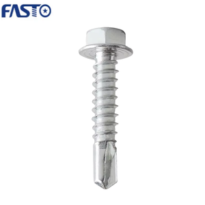 300 श्रृंखला स्टेनलेस स्टील बिमटल स्क्रू छत छत वाली शिकंजा - Product Image 4