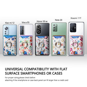 Nouvel étui de protection en cuir PU pour téléphone portable, motif animalier, avec porte-cartes, support anneau peint, support multi-cartes et porte-monnaie - Product Image 4