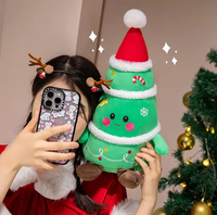 Cerf mignon Père Noël Bonhomme de neige Enfants Peluche Décoration Renne Poupée Noël Animal En Peluche Jouet