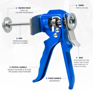 Outils automobiles Sunbright Épandeur de plaquette de frein simple et rapide Piston de frein Étrier de frein Outil de compression - Product Image 3