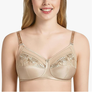 Soutiens-gorge en coton à armatures détachables à coupe complète de sortie d'usine soutien-gorge de mastectomie doux à gros seins après chirurgie - Product Image 1