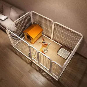 Pet playpen hàng rào Chó chơi kennel Lồng chó nhà chó mèo playpen ngoài trời cho động vật Pet hàng rào trong nhà vật nuôi bao vây