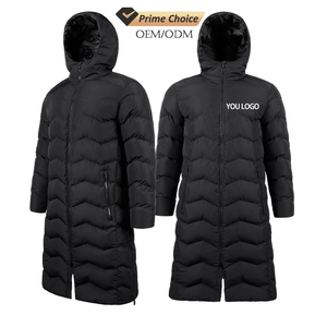 Uniforme de Fútbol de Invierno Personalizado, <span class=keywords><strong>Chaqueta</strong></span> de Algodón Acolchada, <span class=keywords><strong>Chaqueta</strong></span> con Cierre de 1/2, Jersey de Fútbol, Traje Cortavientos, Fabricante - Product Image 1