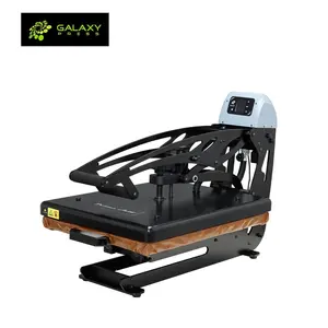 Galáxia Imprensa Têxtil T Shirt Vestuário Máquina De Transferência De Calor Fornecedor Auto Open Sublimation Heat Press Machine 16X20