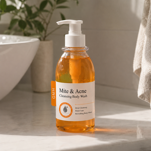 Gel de Ducha Purificante para la Piel con Extracto Herbal, 250 ml, para Eliminar <span class=keywords><strong>Ácaro</strong></span>s y Acné, Limpieza Profunda, Piel Suave, OEM y ODM, Venta al Por Mayor - Product Image 3