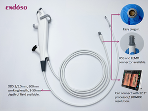 Broncoscopio Flexible de Fibra Óptica Endoso 720P con Conector USB <span class=keywords><strong>Remo</strong></span> - Product Image 3