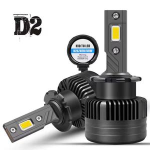 ไฟหน้ารถยนต์ LED D2S D4S 55W หลอดอลูมิเนียมสำหรับเปลี่ยนหลอด HID ใช้ทั่วไป - Product Image 1