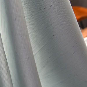 Fil flammé solide <span class=keywords><strong>Doupion</strong></span> imité soie occultant drapé 100% Polyester pour la décoration intérieure antistatique salon rideau <span class=keywords><strong>tissu</strong></span> - Product Image 5