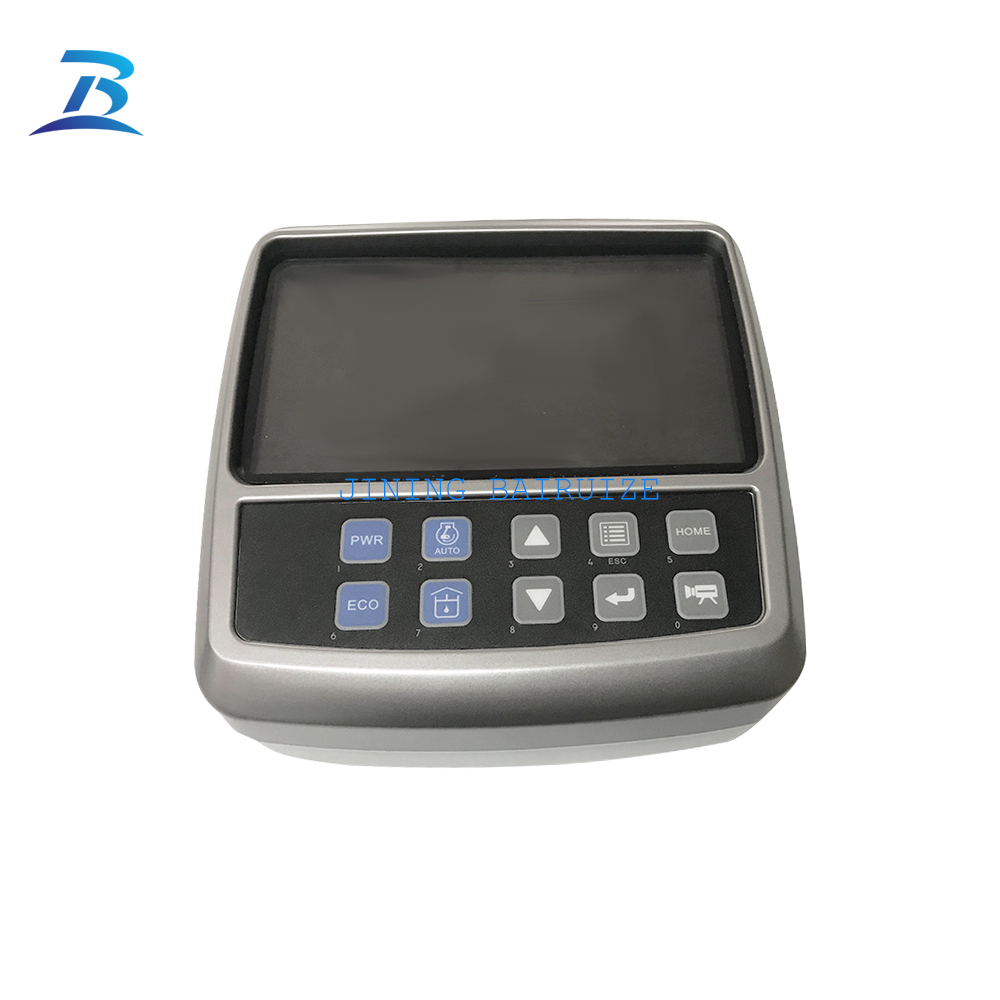 Panneau de moniteur d'excavatrice Panneau de commande de jauge LCD Panneau de commande d'instrument LCD 539 00048G PC Clé flexible Accessoires d' excavatrice pour DH220 7