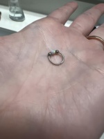 Set Anting dan Cincin Hidung Gaya Punk dengan Inlay Opal dari Baja Tahan Karat 316L dan Lapisan Emas 24K Perhiasan Tubuh Unisex untuk Pesta.