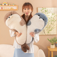 En gros : Peluche phoque mignonne, Coussin de lit super doux, Peluches phoque et requin, Cadeaux d'anniversaire pour enfants, Poupées Kawaii
