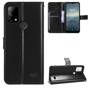 Portefeuille de luxe Crazy Horse en cuir PU, étui à rabat pour <span class=keywords><strong>Vodafone</strong></span> Smart T23 - Product Image 1