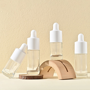 En stock: Frasco cuentagotas de vidrio de 20ml, recto y redondo, <span class=keywords><strong>para</strong></span> suero, <span class=keywords><strong>con</strong></span> <span class=keywords><strong>pared</strong></span> gruesa original, y frasco cuentagotas esencial de 30ml. - Product Image 1