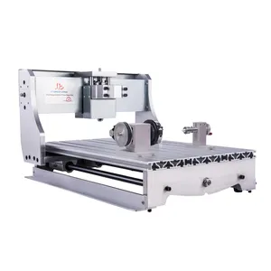 Bộ Khung CNC Mini Máy Khắc Router CNC Tự Làm 3020/3040 3 Trục 4 Trục Có Động Cơ