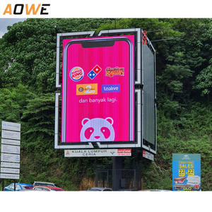 P6 P8 P10กลางแจ้งด้านหน้าการบำรุงรักษาโฆษณาอิเล็กทรอนิกส์ Fanless LED ป้ายคณะกรรมการเงียบ IP68ดิจิตอลเมทริกซ์หน้าจอแสดงผล - Product Image 1