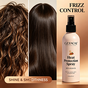 <span class=keywords><strong>Protector</strong></span> <span class=keywords><strong>Térmico</strong></span> Nutritivo para el Cabello con Aceite de Argán Marroquí, Antiencrespamiento, Desenredante, Suavizante e Hidratante, Spray de Protección Térmica de 201 ml - Product Image 2