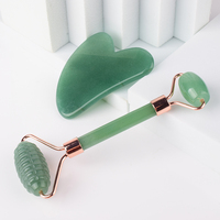 Rouleau de massage en jade améthyste HZ, outil anti-âge, pierre faciale en quartz rose naturel à dents de scie, rouleau de beauté pour le visage, les yeux et le cou
