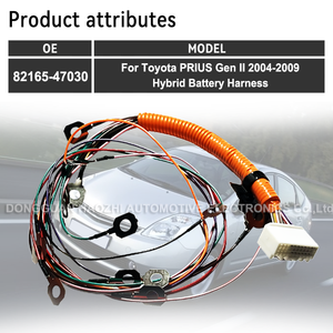 Toyota Prius Base Hatchback 2004-2009 ve Toyota Prius Touring Hatchback 2007 2008 2009 için Hibrit Akü Kablo Demeti 82165-47030 - Product Image 2