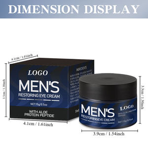 Crème pour les <span class=keywords><strong>yeux</strong></span> pour <span class=keywords><strong>homme</strong></span>, vegan, biologique, anti-<span class=keywords><strong>cernes</strong></span>, anti-rides, anti-poches, hydratante, raffermissante, aux peptides - Product Image 3
