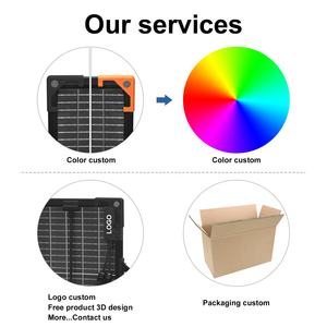 ألواح شمسية مرنة عالية الكفاءة بنسبة 28٪ ثنائية الوجه قابلة للطي ومحمولة بقدرة 400 واط للتخييم والأنشطة الخارجية - Product Image 4