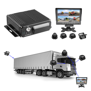 Enregistreur vidéo à écran IPS 4G GPS MDVR avec caméras Vision nocturne et enregistrement en boucle Garantie 1 an pour véhicules automobiles/camions/bus - Product Image 1