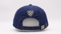 Casquette de baseball en denim vintage de qualité supérieure, directement de l'usine - Casquette Papa en coton délavé et vieilli pour homme avec broderie personnalisée de tigre
