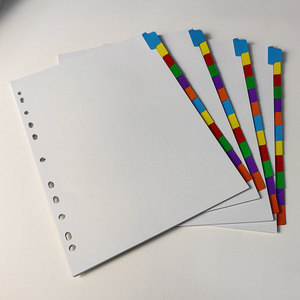 Nhà sản xuất tùy biến màu sắc chỉ số chia trang với ánh kim tabs12 màu Tab kế hoạch chỉ số chia trang - Product Image 4