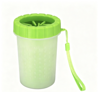 Gobelet Lave-Pattes pour Animaux de Compagnie, Nettoyeur Automatique de Pattes de Chien, Nettoyage Portable en Silicone, Fournitures de Toilettage pour Chiens