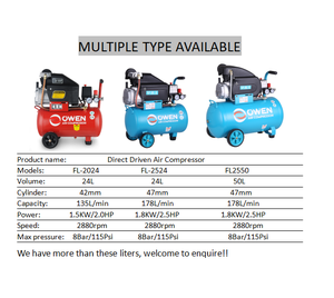 220V/50hz 8巴建筑材料修理厂建筑工程能源空气压缩机 - Product Image 3