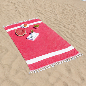 Serviettes de plage anti-sable en gros directement de l'usine, douces, personnalisées, type <span class=keywords><strong>Hammam</strong></span> Fouta, 100% coton, serviettes turques personnalisées pour la plage - Product Image 1