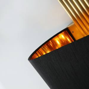 Lampe murale de chevet moderne et simple en cuivre antique avec abat-jour en tissu carré personnalisé pour hôtel, abat-jour en tissu noir - Product Image 4