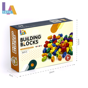 Longthuy 96pcs Creative Educational DIY <strong>Puzzle</strong> <strong>Building</strong> <strong>Block</strong> Set Made in Vietnam Wholesale for Kids - Product Image 3
