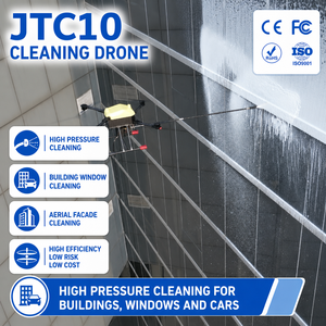 Drone de nettoyage haute pression UAV à pulvérisation ciblée pour le nettoyage de précision des fenêtres de bâtiments de grande hauteur et l'entretien des installations aéroportuaires - Product Image 1
