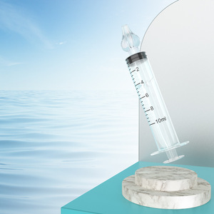 Tube d'aiguille de lavage pour rhinite bébé Aspirateur nasal sans Bpa Silicone ROHS et CE 10 ml <span class=keywords><strong>Seringue</strong></span> manuelle pour nourrisson Irrigateur nasal - Product Image 5