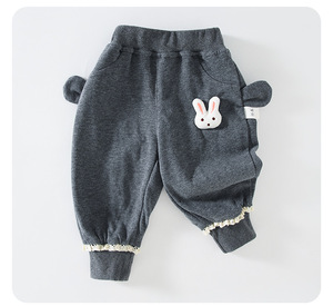 Pantalons en tricot respirant pour bébés garçons/filles - Nouveaux leggings doux pour bébés, adaptés à la peau, automne/hiver - Product Image 5