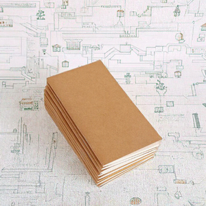 <strong>Small</strong> Kids Exercise Book Kraft Lined School Student Notebook Thread Sewn Paper Cover for Students' <strong>Diary</strong> - Product Image 3