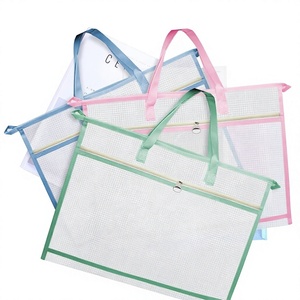 Sac de rangement en filet avec poignées pour voyage, maquillage, vêtements, jouets, puzzles, sous les couvertures - Product Image 1