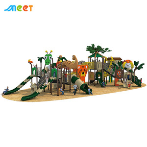 Vente de jouets pour enfants, grand toboggan en plastique, aire de jeux extérieure - Product Image 2