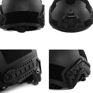 XINXING 1.45-1.55KGS nero UHWMPE Araimd PE casco tattico per allenamento all'aperto leggero casco da combattimento veloce - Product Image 6