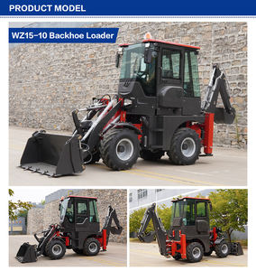 फ्रंट ब्लेड और बर्फ ब्लोअर लगाव के साथ बर्फ हटाने बैकहोए लोडर - Product Image 5