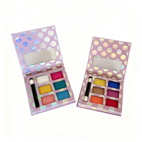 Haute qualité personnalisable couleur bricolage magnétique ombre à paupières Palette boîte de maquillage carré brillant mat Options de stratification produits en papier