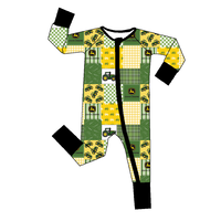 Pyjama bébé en bambou à fermeture éclair, vêtements de Noël pour nouveau-né, collection automne pour enfants