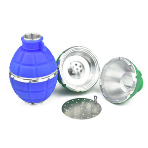 Bol à chicha en silicone coloré style grenade, résistant à la chaleur, pour charbon de chicha - Product Image 2