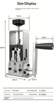 Máquina Manual Industrial para Pelar Cables de Acero y Cobre con Mango de Plástico, Herramienta Manual para Desforrar Cables