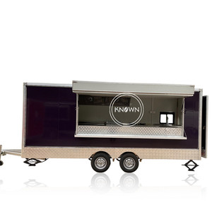 2025 gran oferta Carro de comida al aire libre móvil helado camión de comida personalizada remolque de quiosco de comida para la venta - Product Image 1