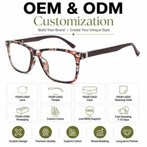 Gafas de Lectura de Diseño Italiano Novedoso con Lentes <span class=keywords><strong>HD</strong></span> Personalizadas OEM Baratas al por Mayor de Fábrica, con Bisagras de Resorte Metálicas, para Uso Diario en la Oficina - Product Image 4