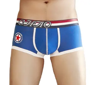 Kustom Kepribadian Kartun Anak Laki-laki Ketat Katun Spandex Boxer Briefs Celana Dalam