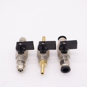 Quick Connector Air Valve Switch 1/4 In Pneumatic Hose Fitting Ball Valve For Compressor Pump Accessories - Product Image 2
