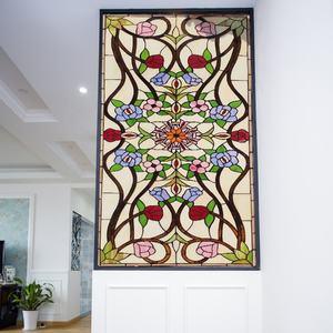 Vidrio Tiffany Artístico con Diseño Floral Estilo Europeo Personalizado para Ventanas y Puertas, 5mm - Product Image 2