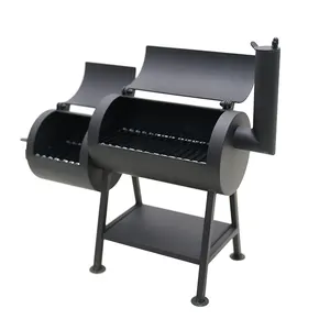 Portable Meat Fish Charcoal Burning Barbecue Durable Mini BBQ Grill Offset Smoker